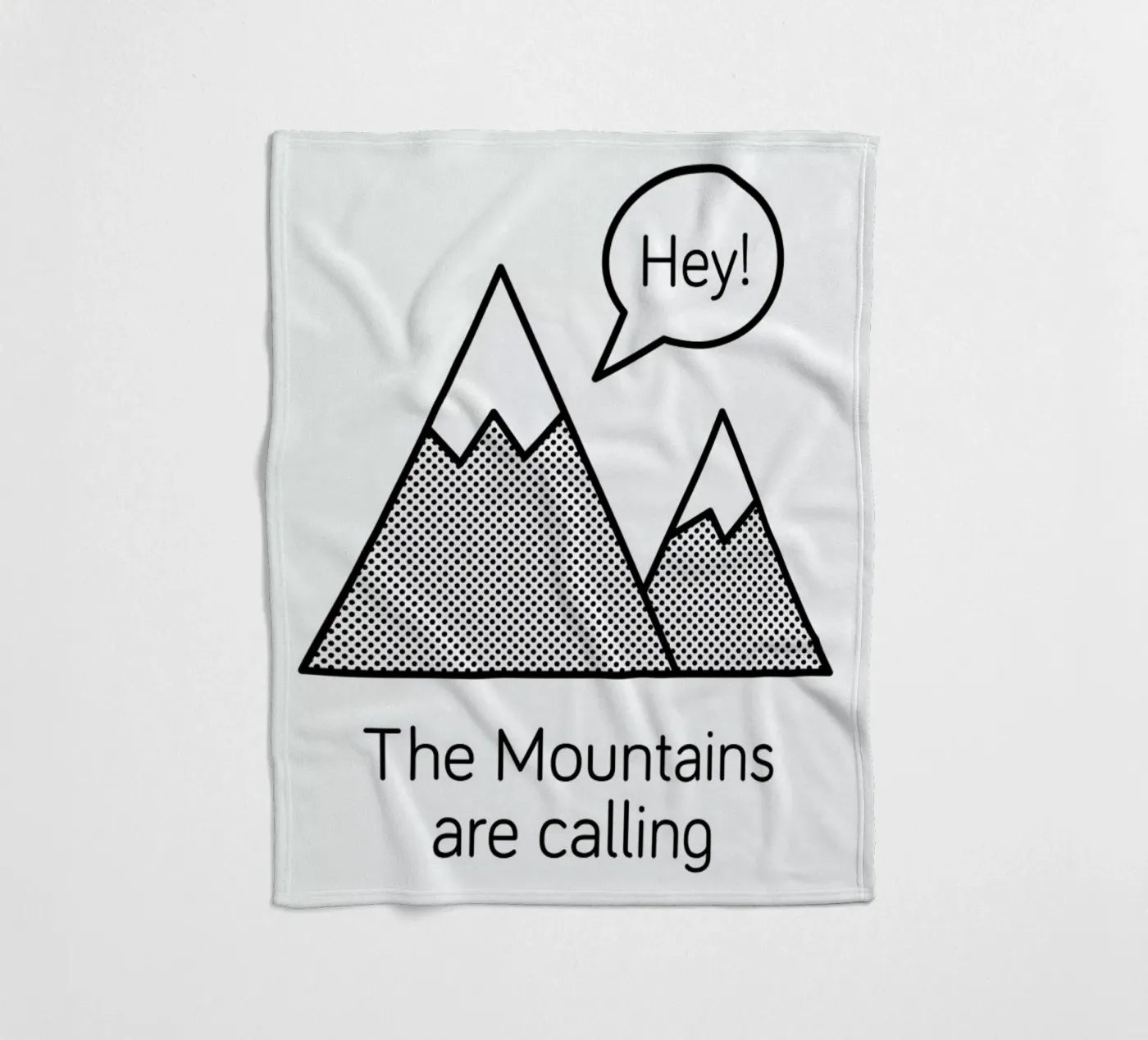 Mountains Fleecedecke von Chris Wharton
