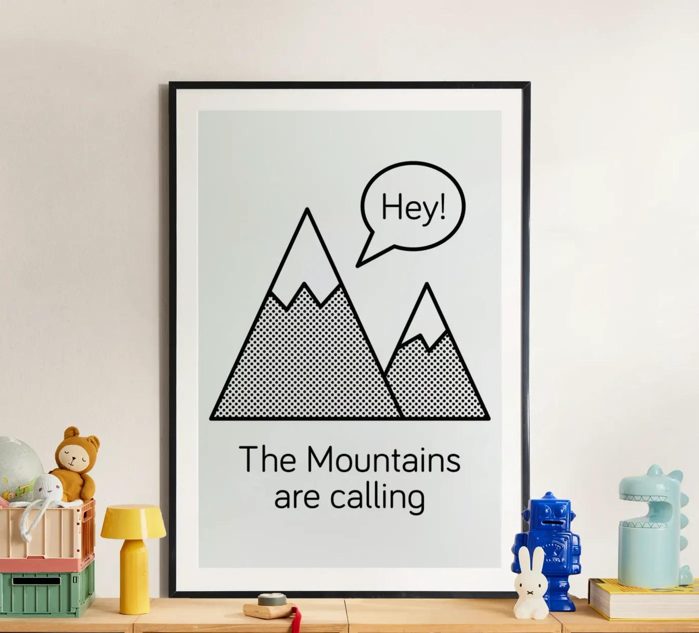 Mountains poster by Chris Wharton