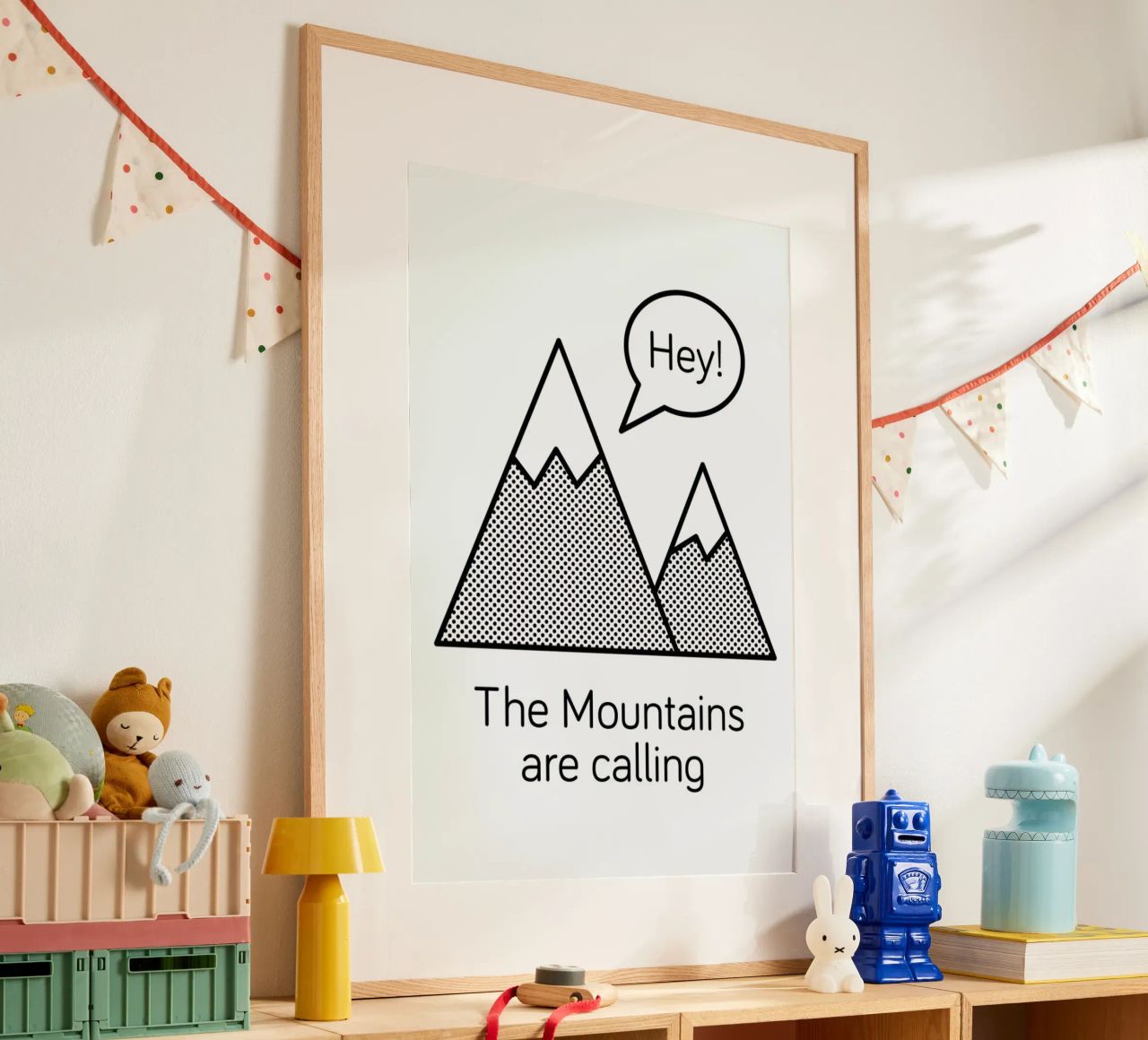 Mountains Poster von Chris Wharton