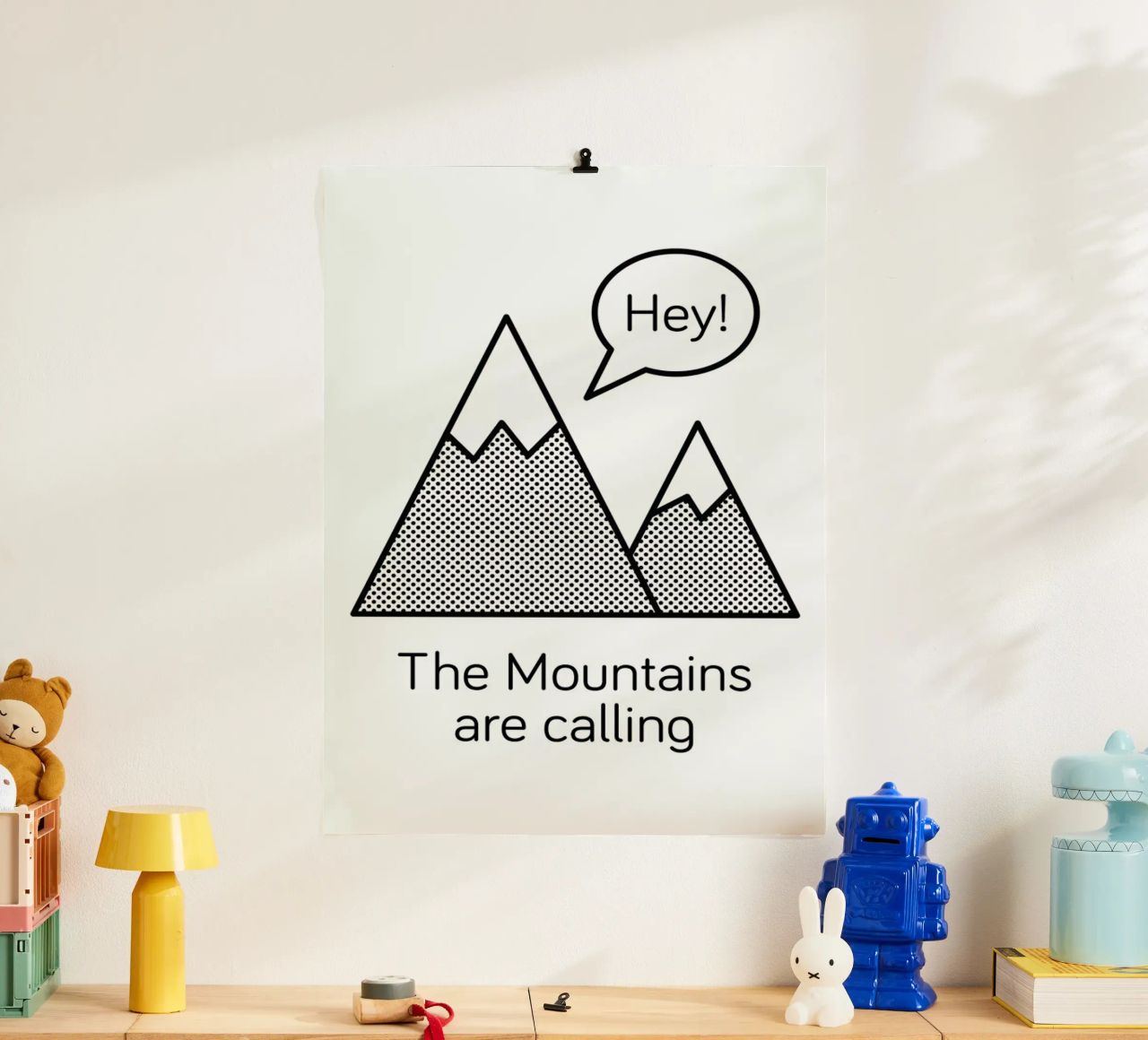 Mountains Poster von Chris Wharton