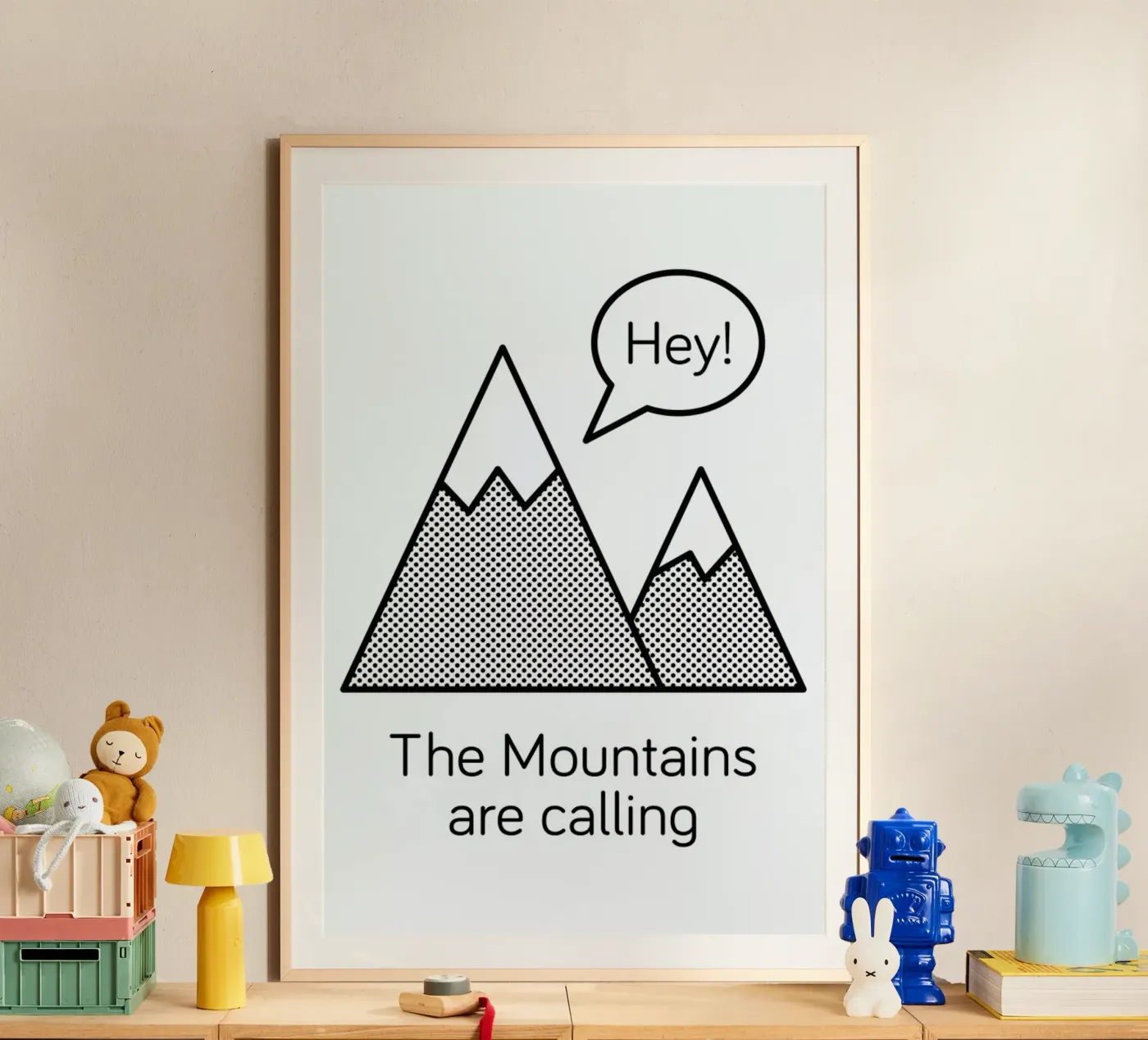 Mountains poster by Chris Wharton