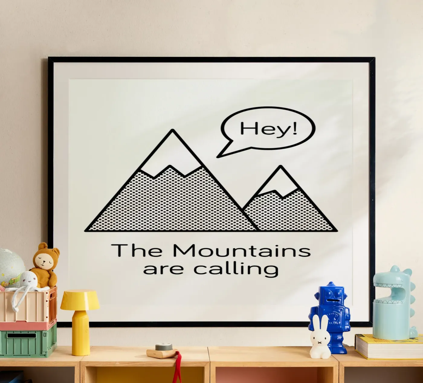 Mountains poster by Chris Wharton