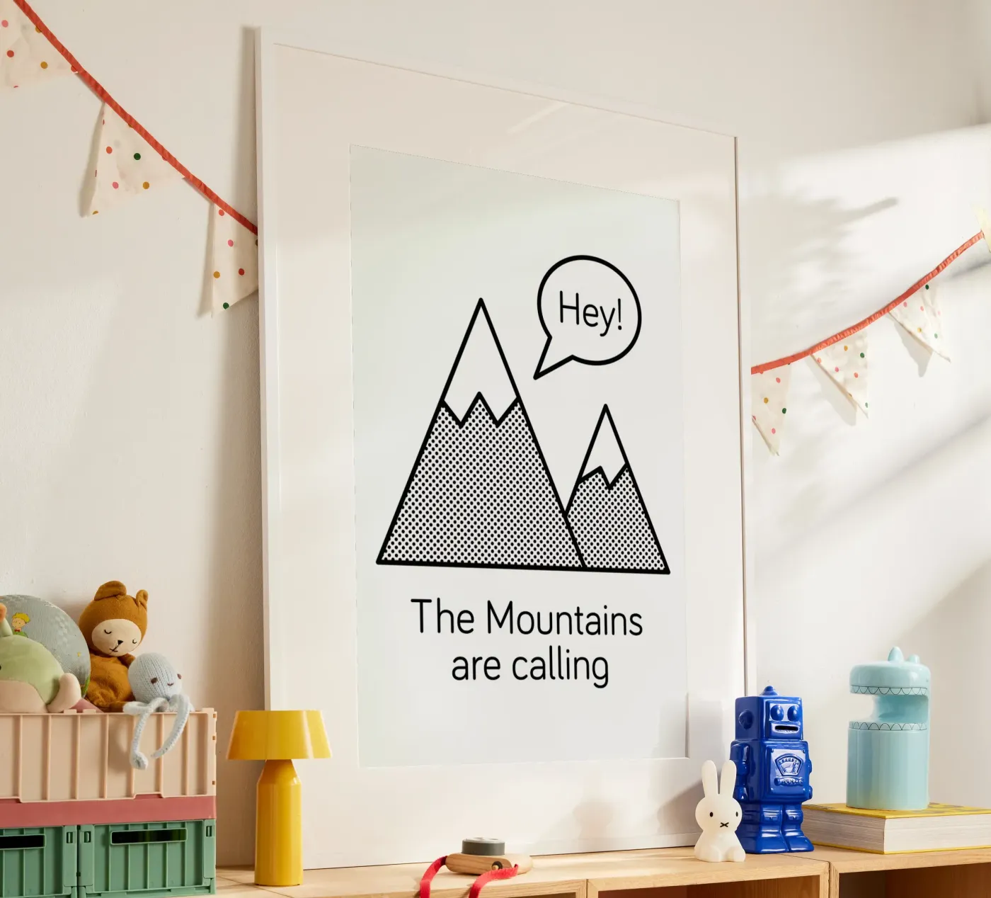 Mountains poster by Chris Wharton