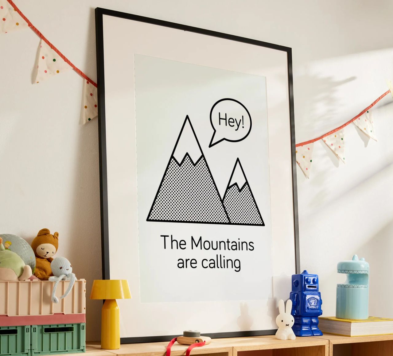 Mountains Poster von Chris Wharton
