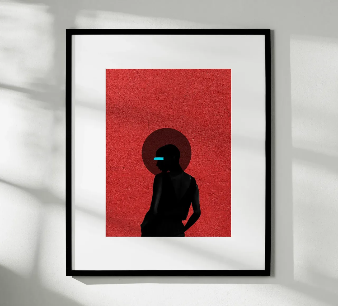 Afro Majesty poster con telaio in alluminio da Mathudace Créas