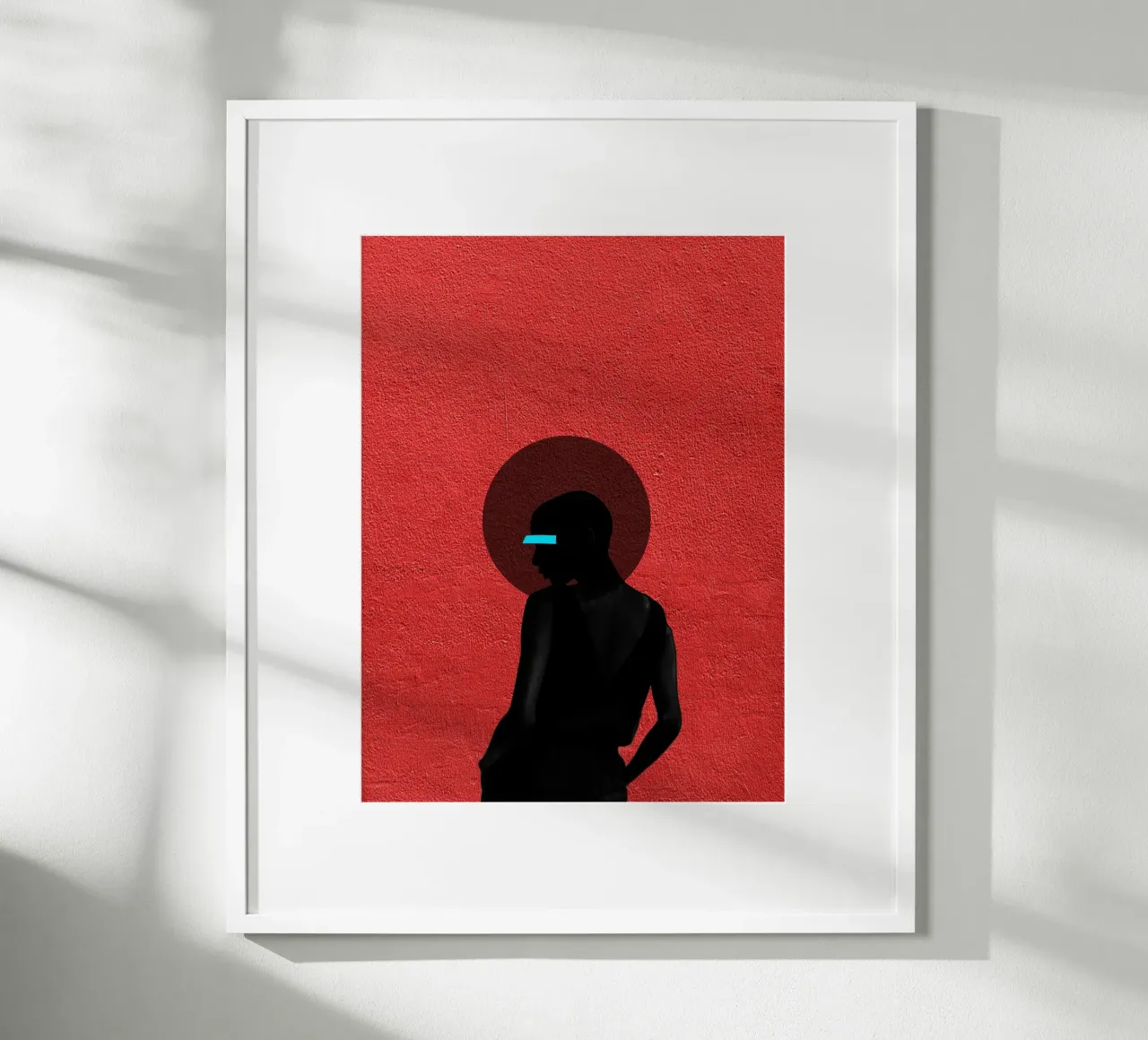 Afro Majesty poster con telaio in alluminio da Mathudace Créas
