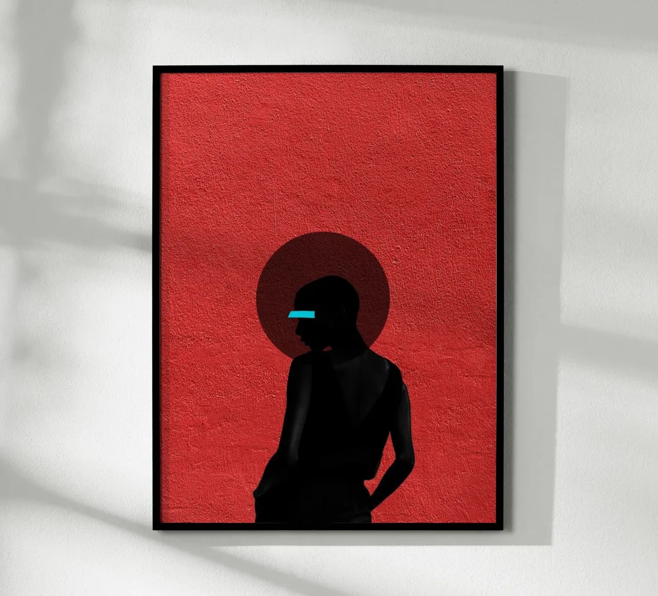Afro Majesty poster con telaio in alluminio da Mathudace Créas