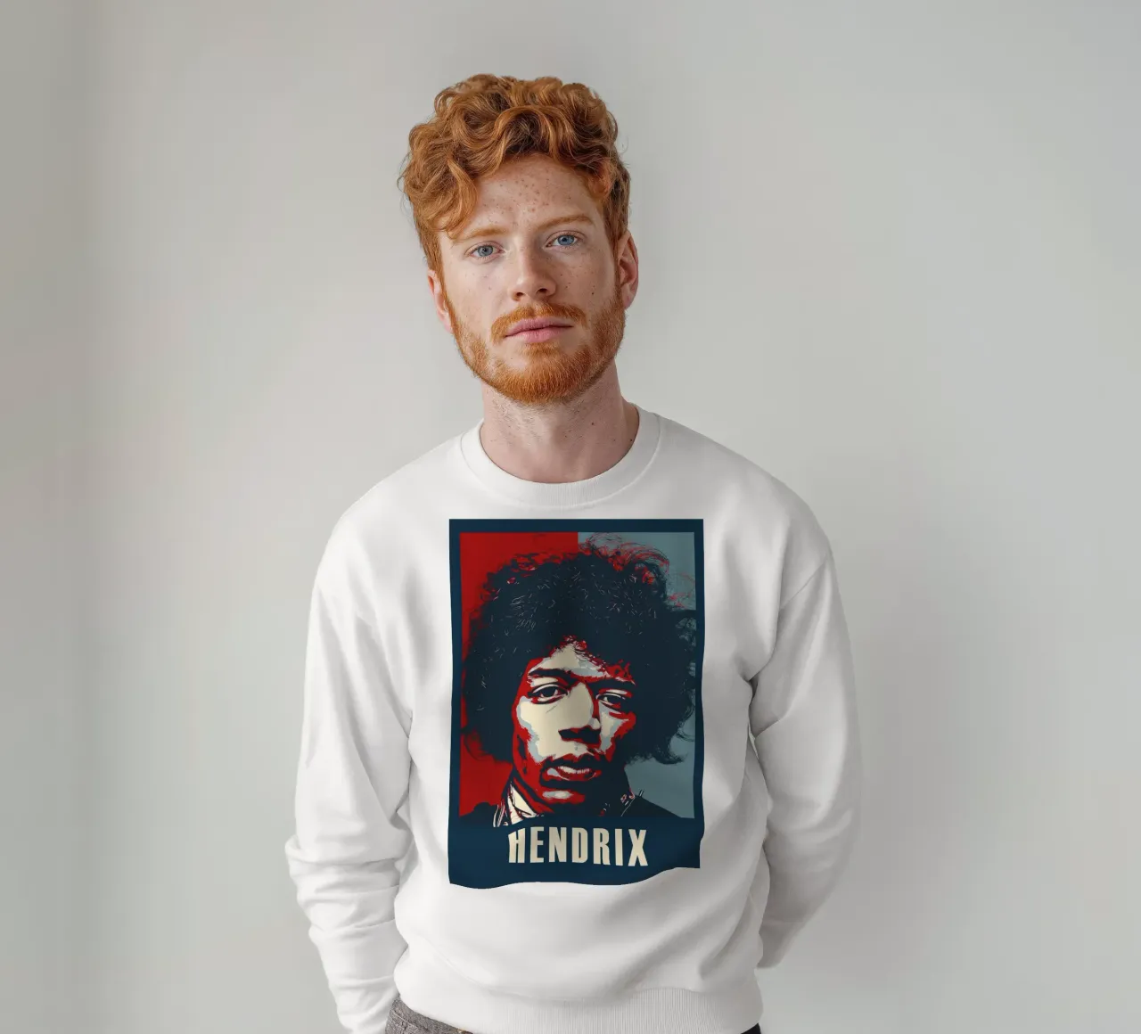 Jimi Hendrix felpa da HopeStudio