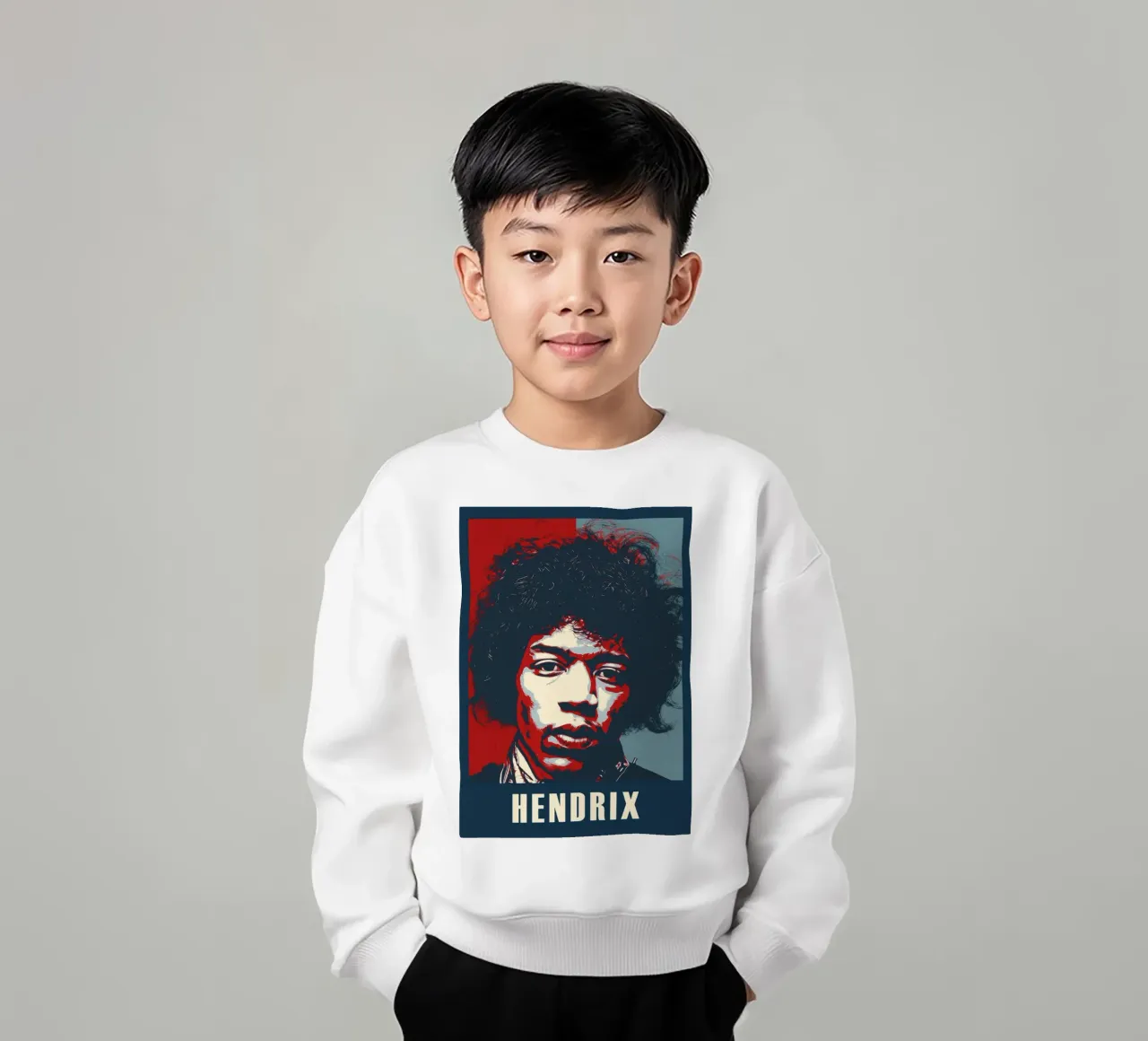 Jimi Hendrix felpa bambino da HopeStudio