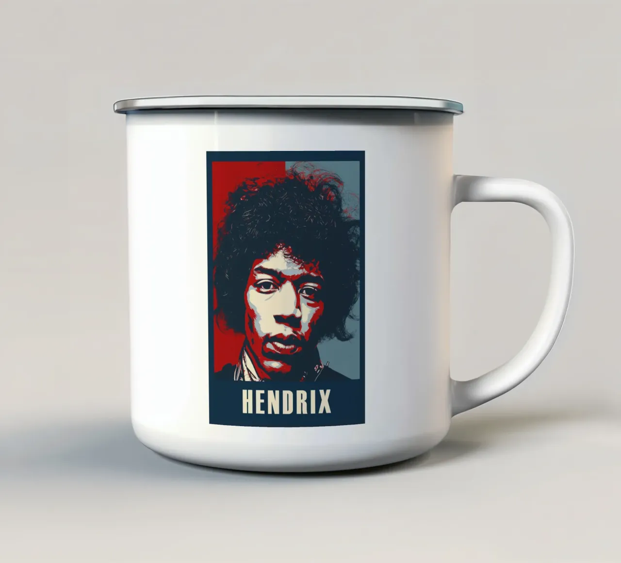 Jimi Hendrix tazza in smalto da HopeStudio