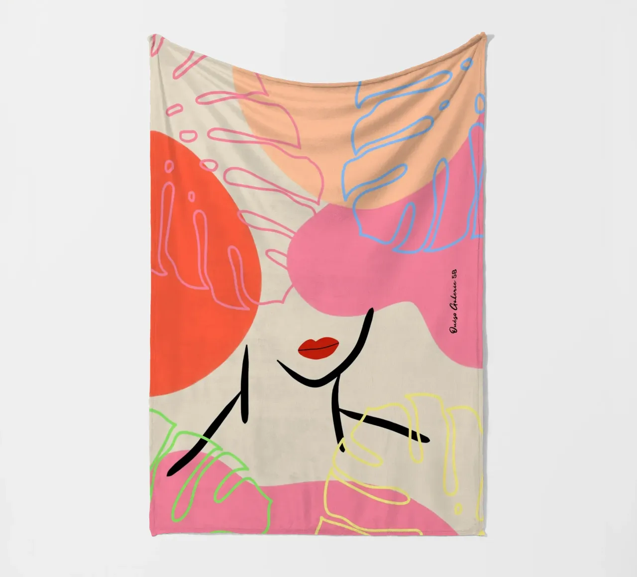 Subtle Drift Fleecedecke von Mike Leymi