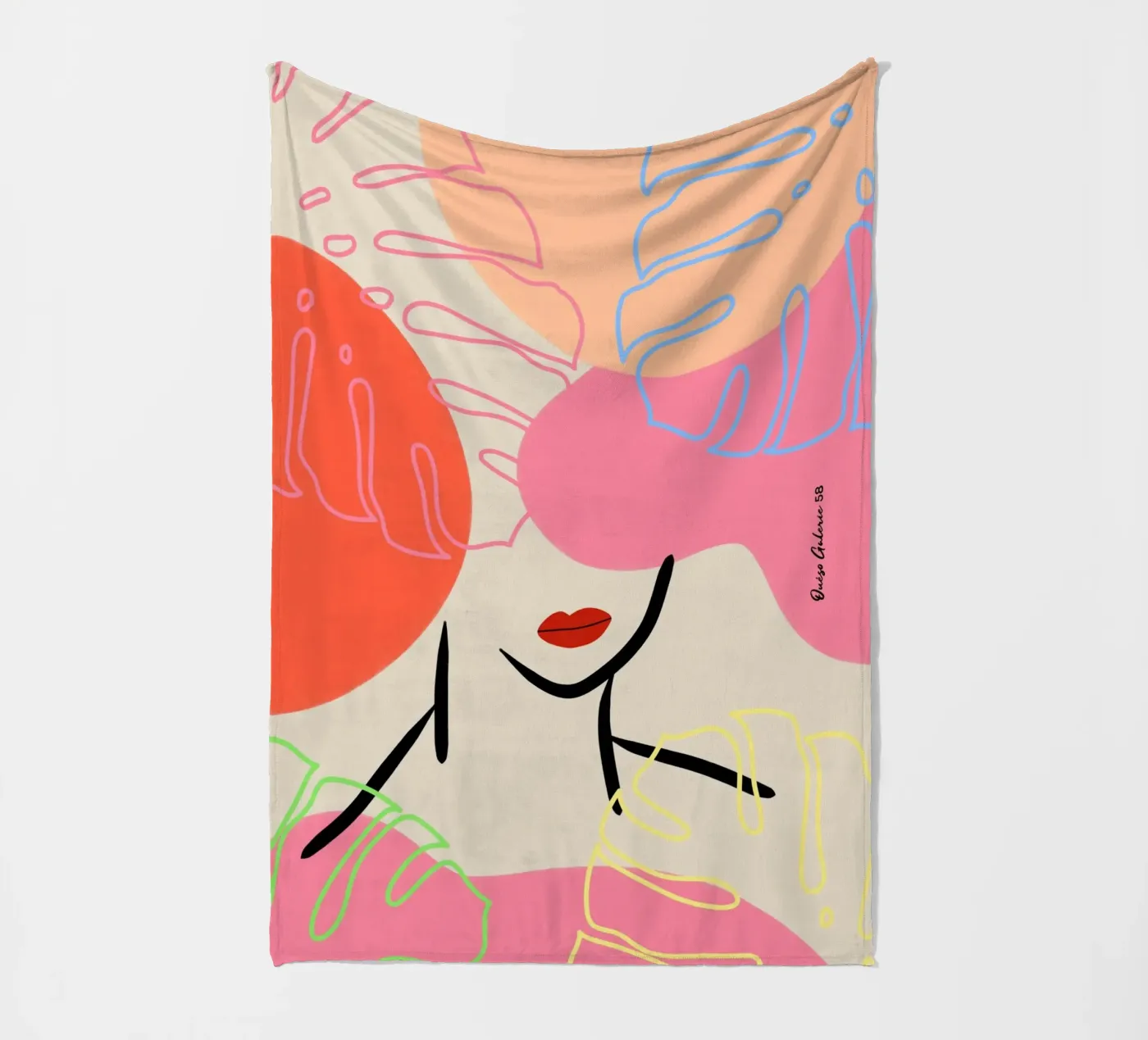 Subtle Drift fleecedeken van Mike Leymi