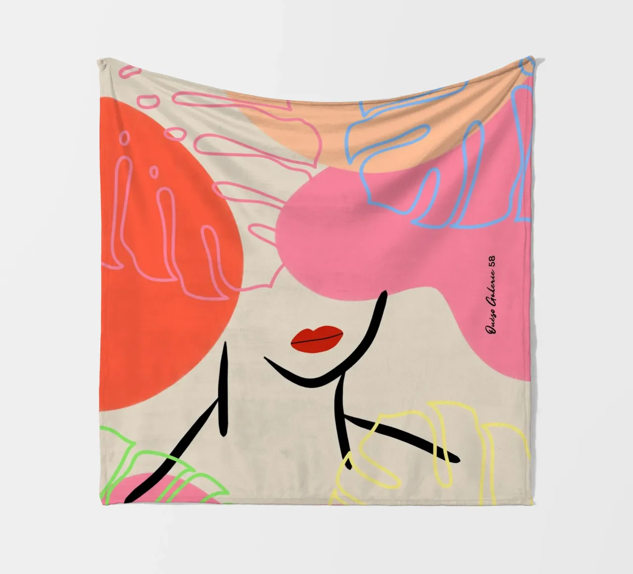 Subtle Drift Fleecedecke von Mike Leymi