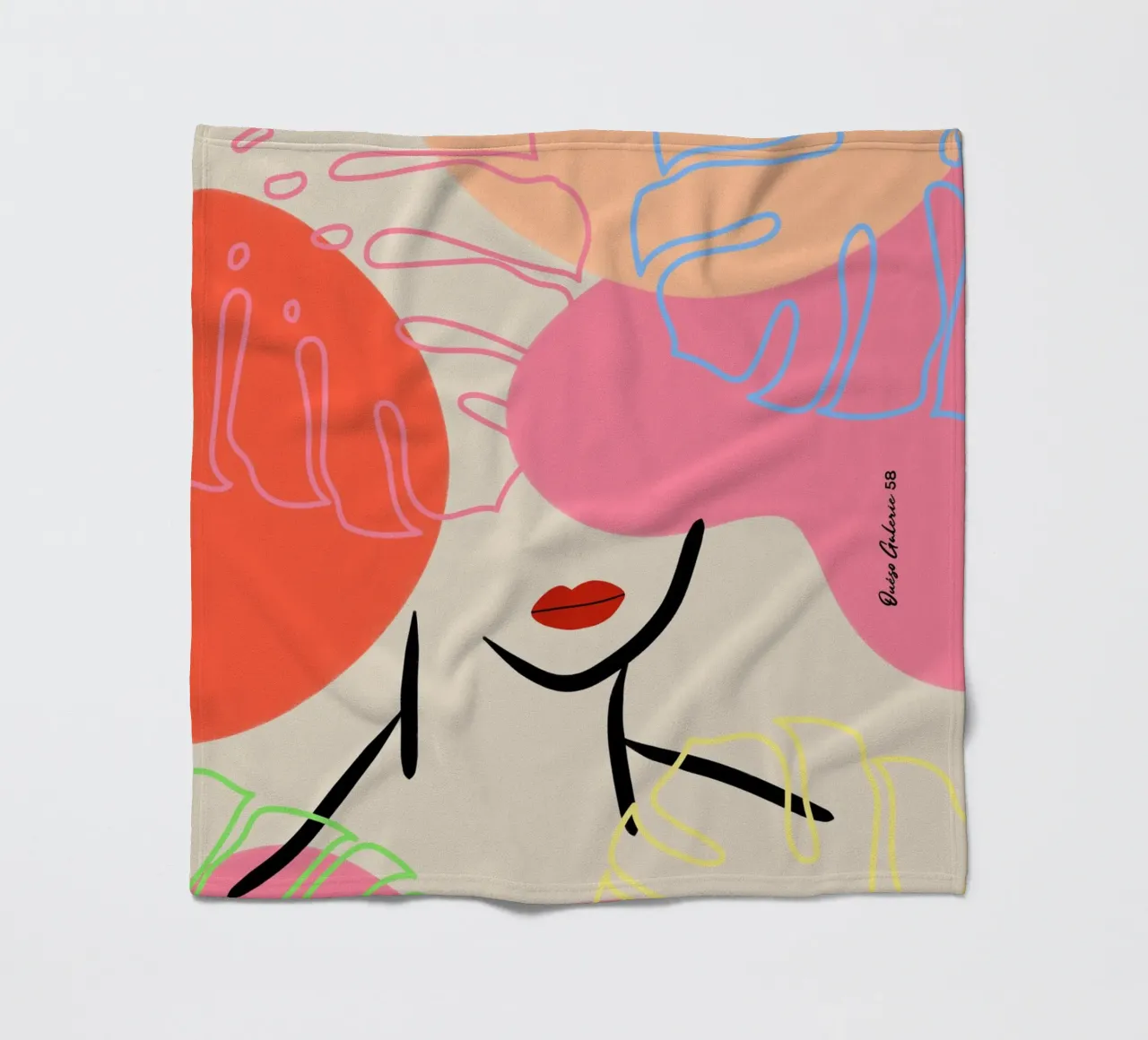 Subtle Drift Fleecedecke von Mike Leymi