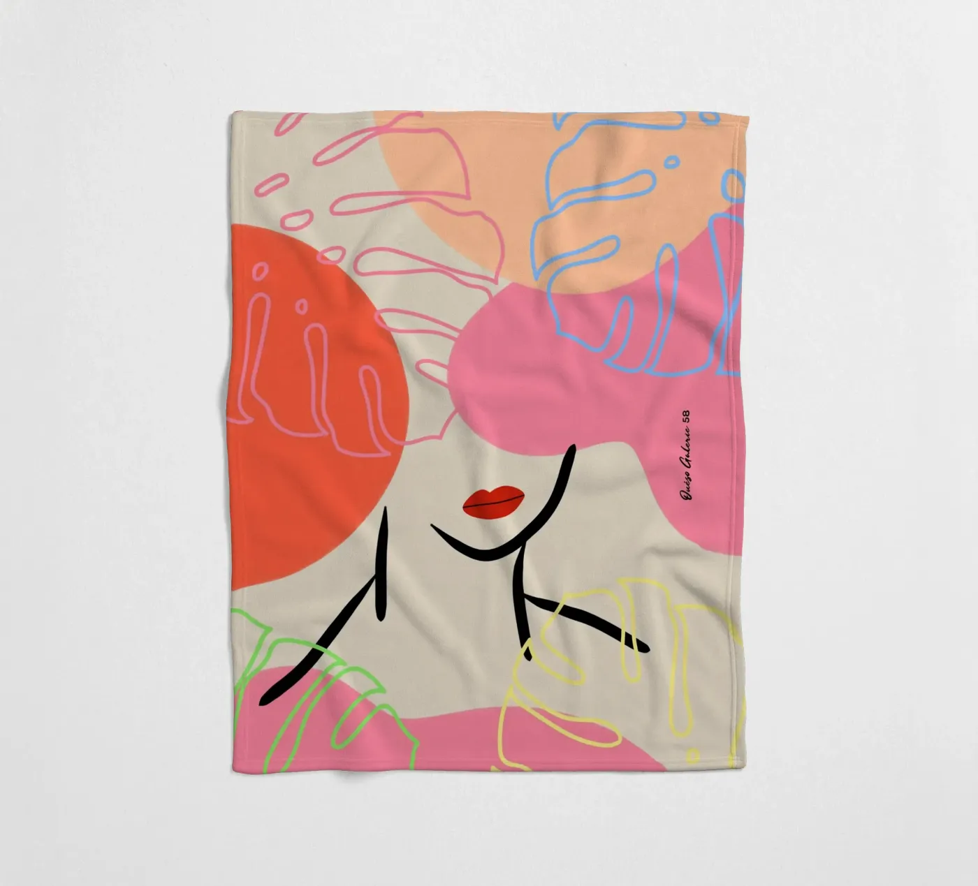 Subtle Drift fleecedeken van Mike Leymi