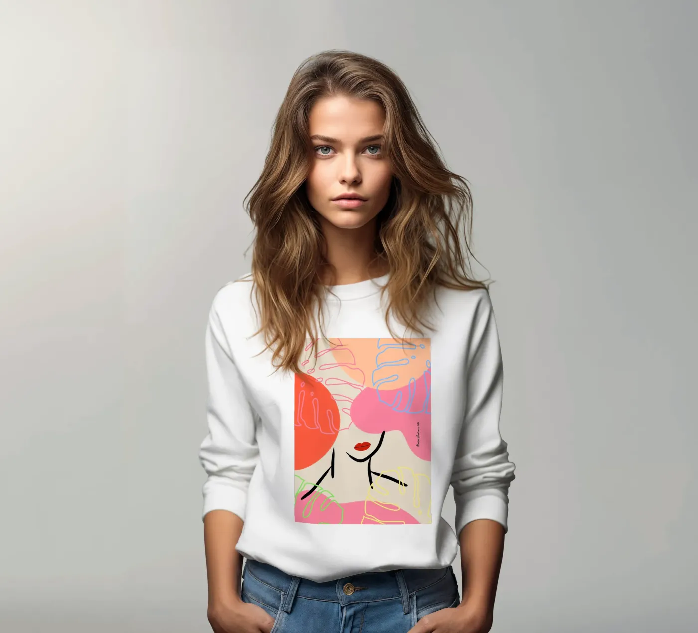 Subtle Drift sweatshirt by Mike Leymi