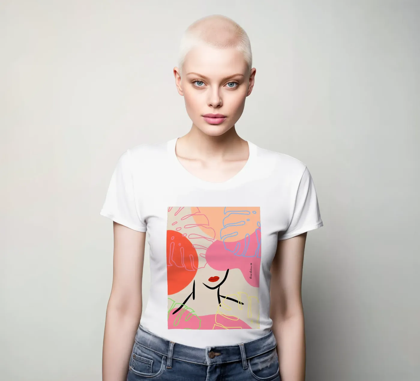 Subtle Drift t-shirt da donna da Mike Leymi