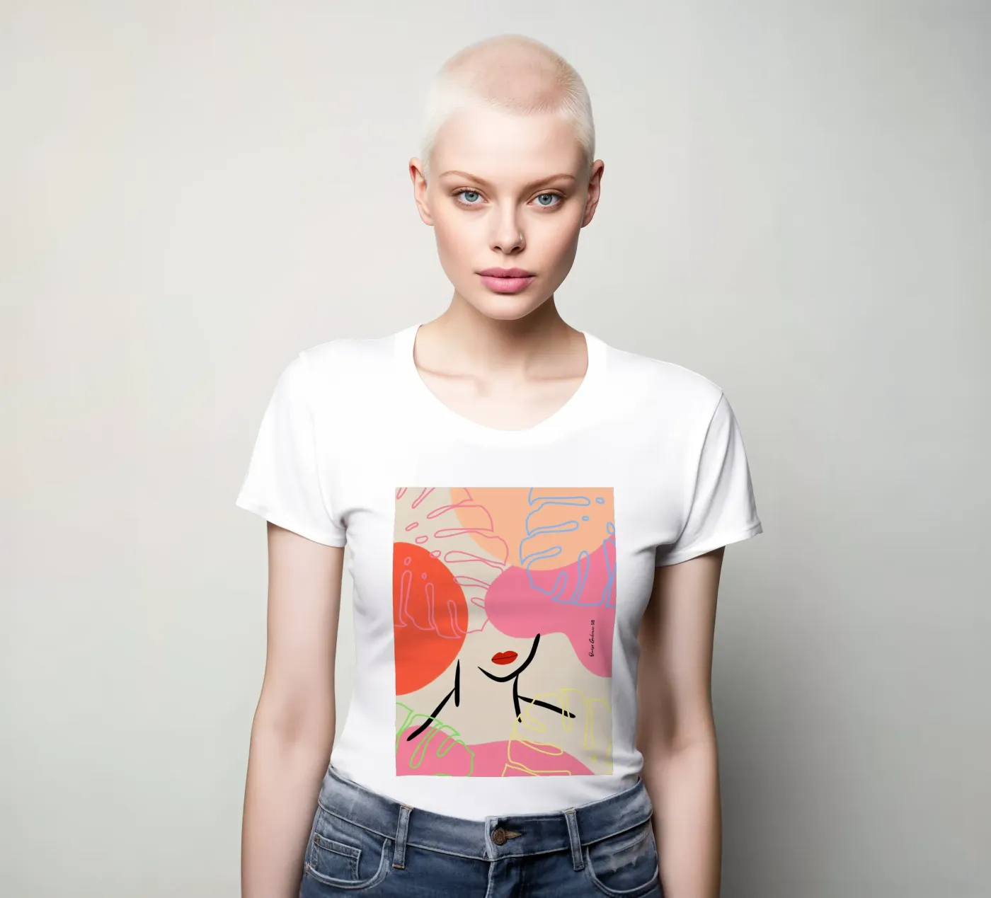 Subtle Drift t-shirt da donna da Mike Leymi