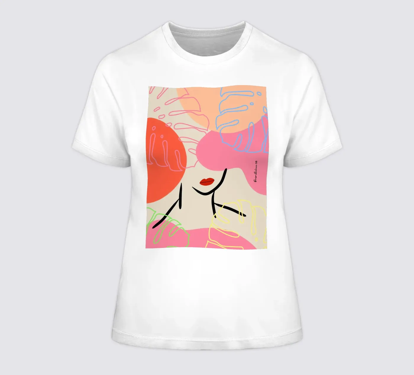 Subtle Drift t-shirt da donna da Mike Leymi
