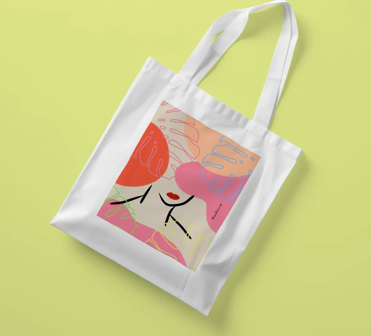 Subtle Drift Jutebeutel von Mike Leymi