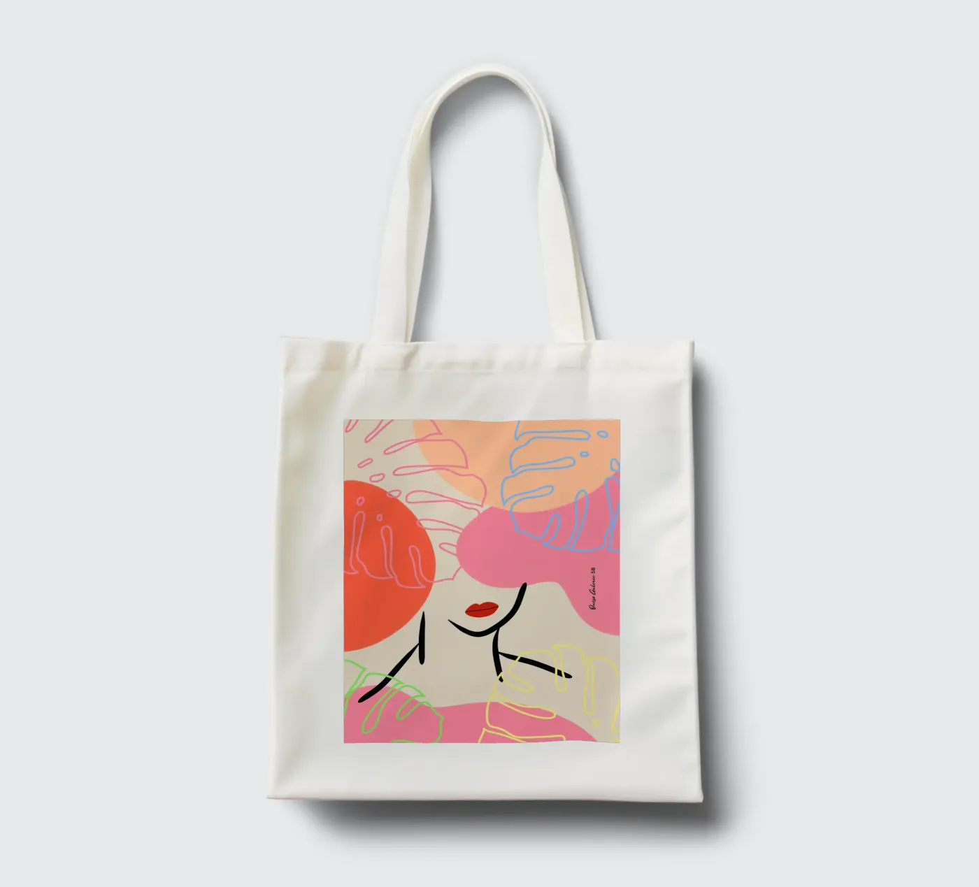 Subtle Drift borsa in juta da Mike Leymi