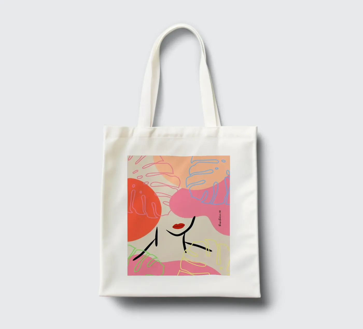 Subtle Drift borsa in juta da Mike Leymi