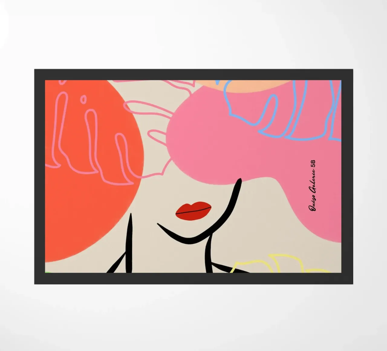 Subtle Drift Fußmatte von Mike Leymi