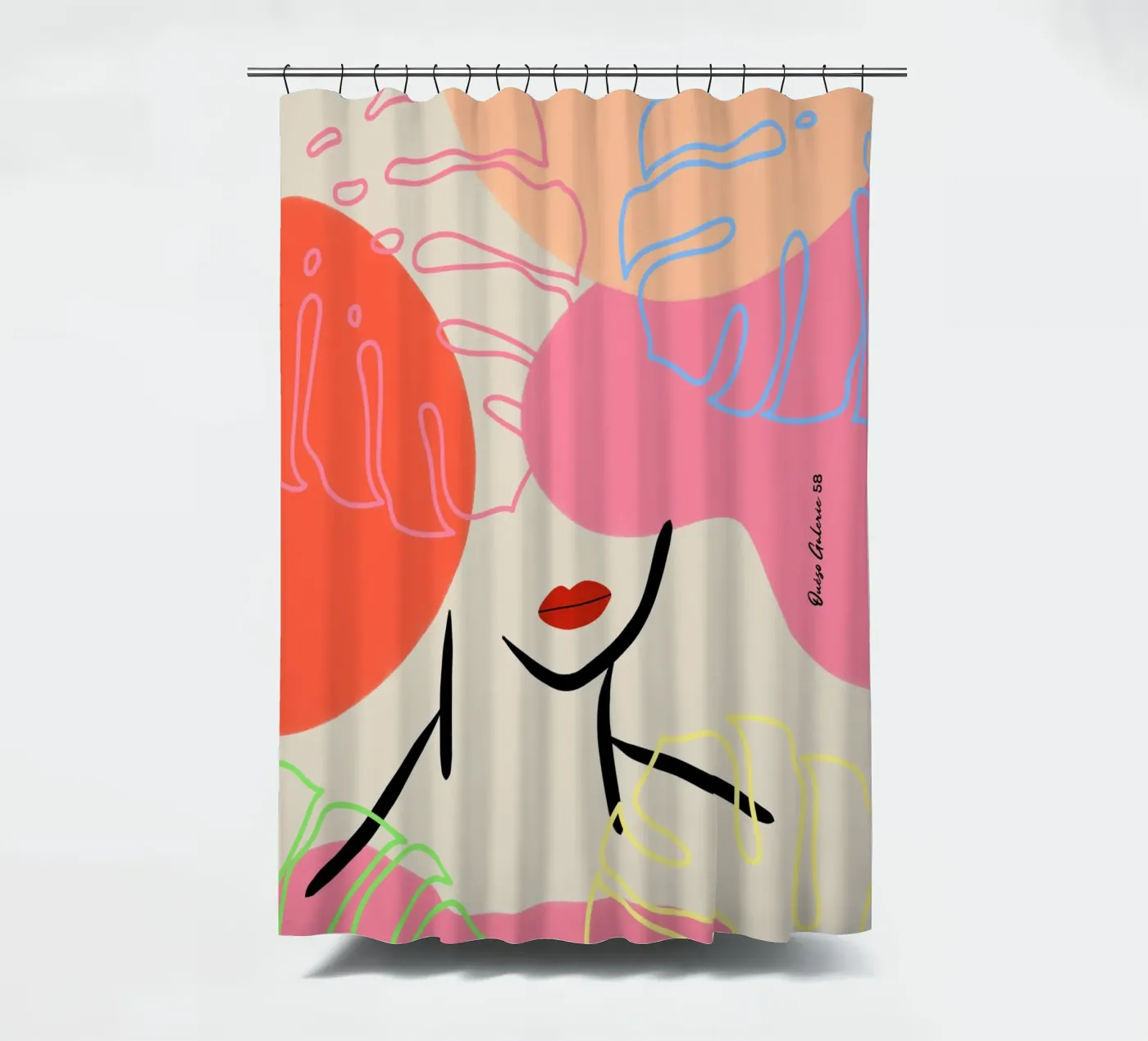 Subtle Drift tenda da doccia da Mike Leymi