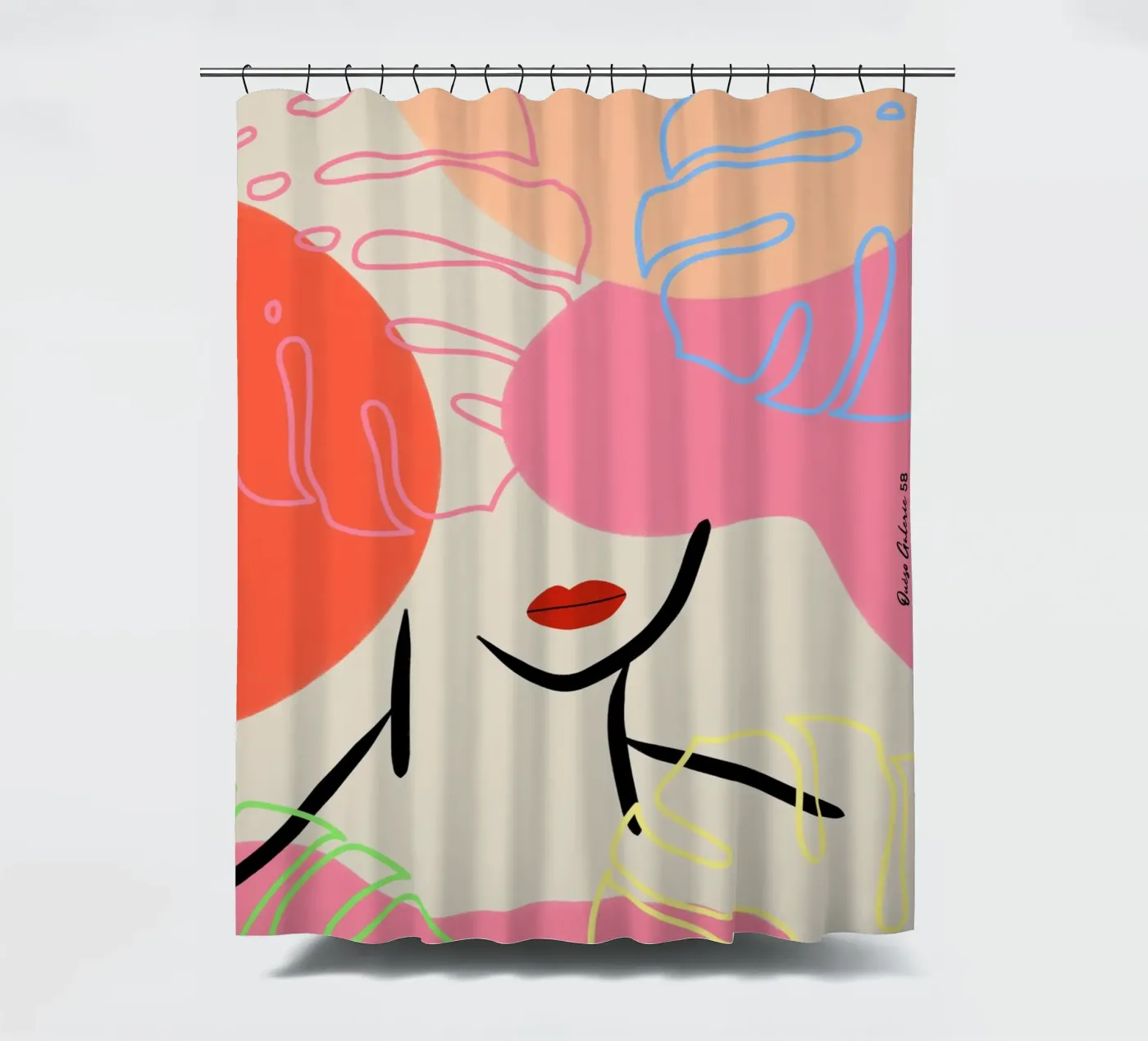 Subtle Drift tenda da doccia da Mike Leymi