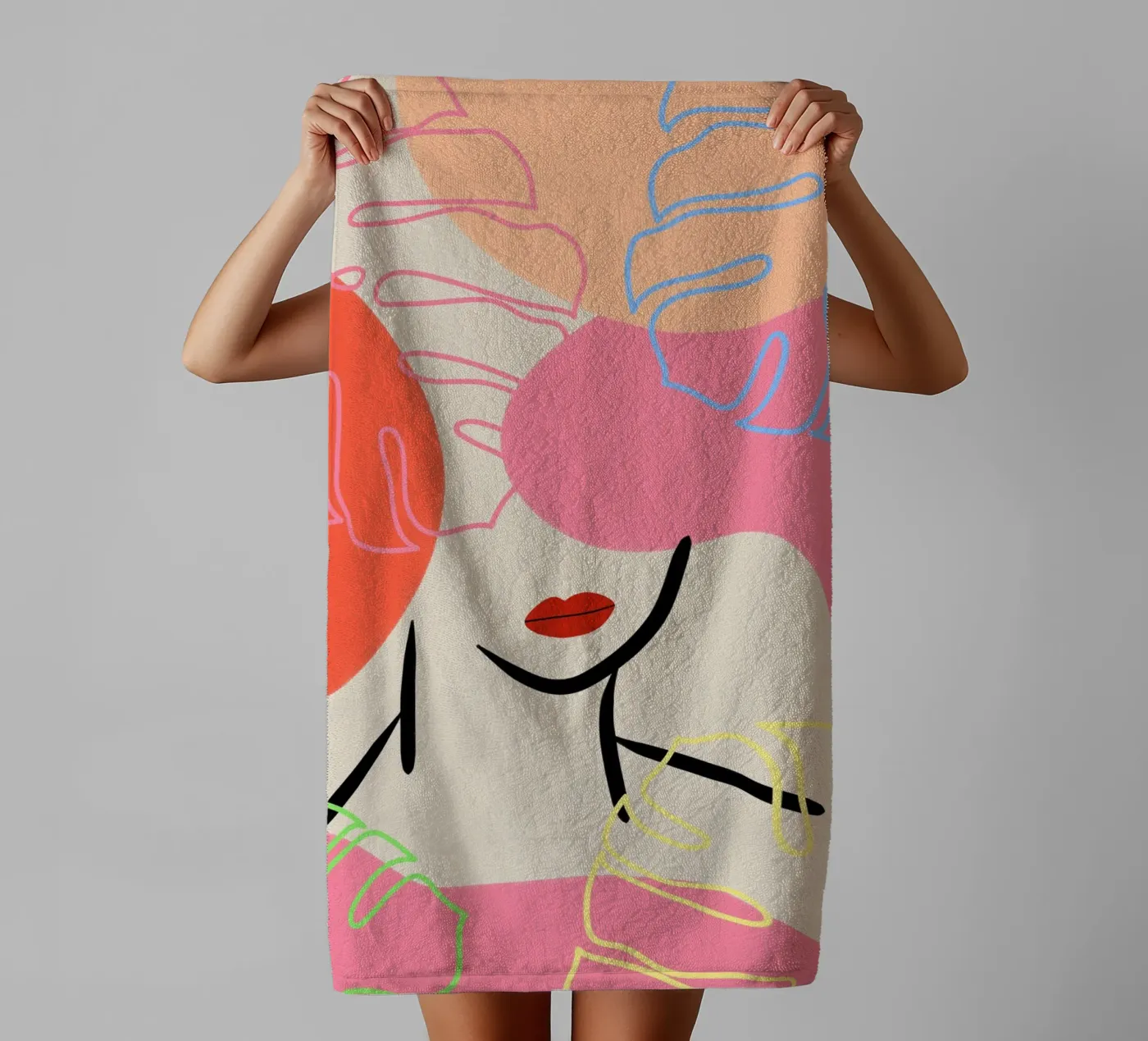 Subtle Drift towel by Mike Leymi