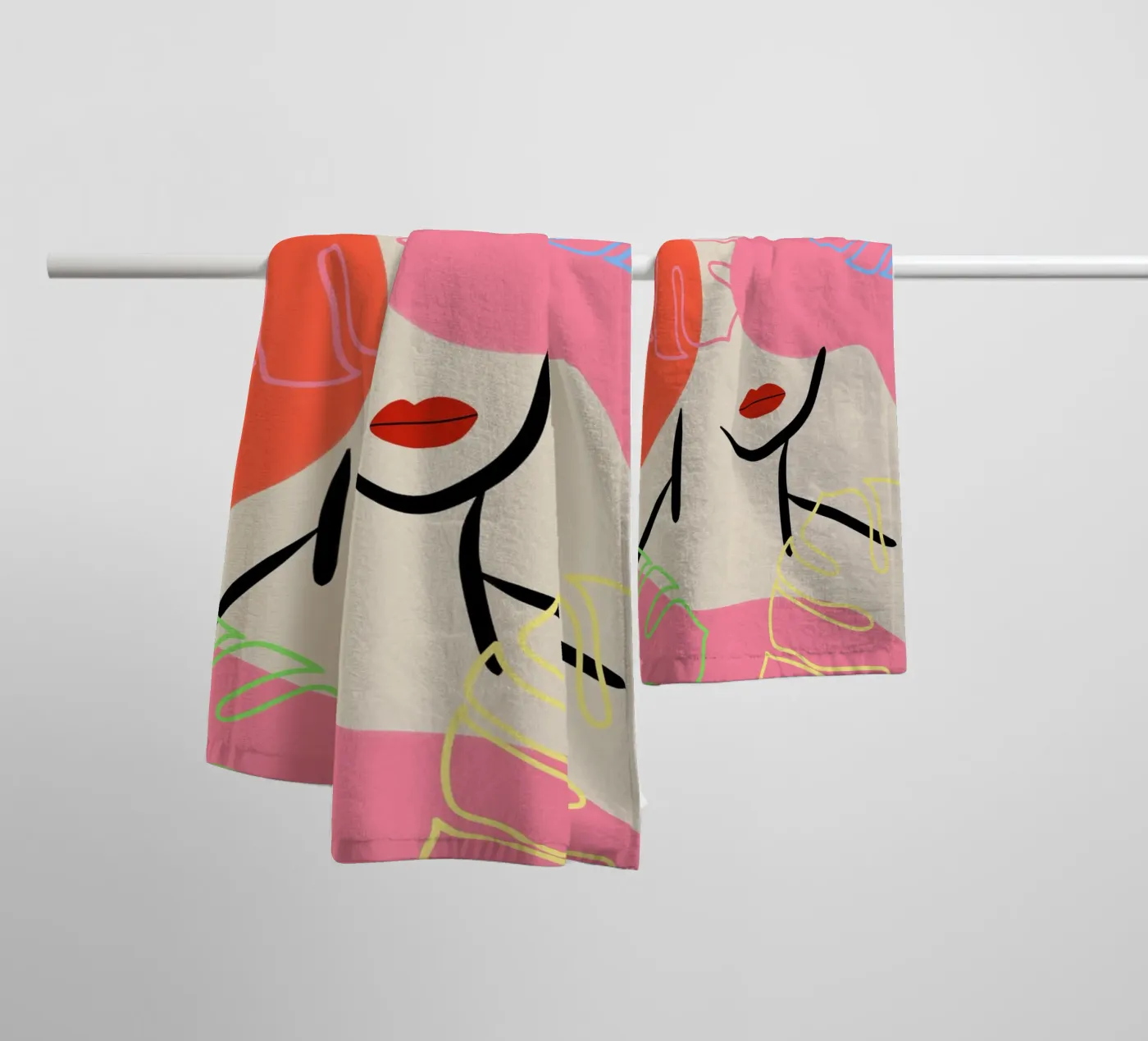 Subtle Drift towel by Mike Leymi