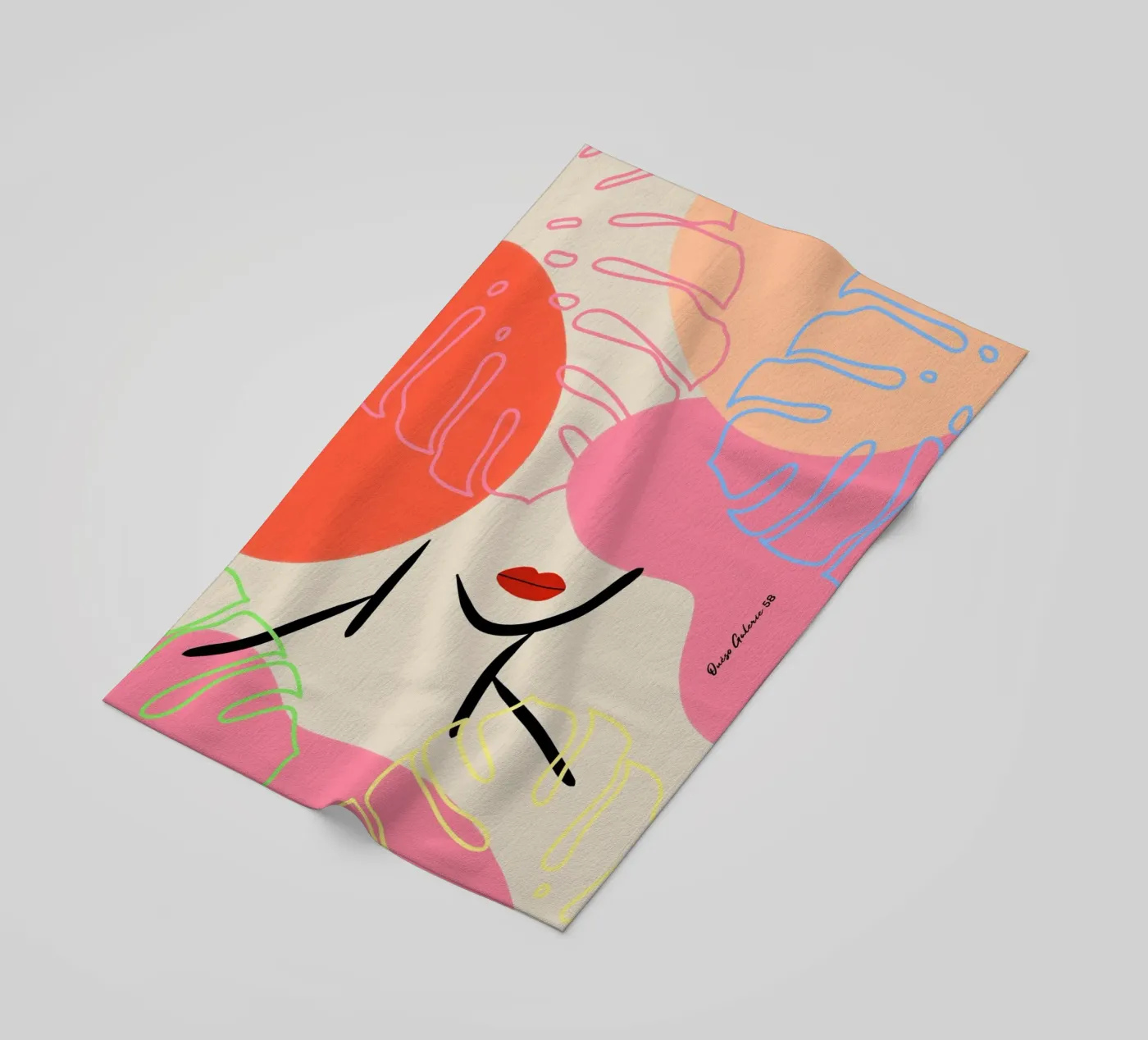 Subtle Drift strandhanddoek van Mike Leymi