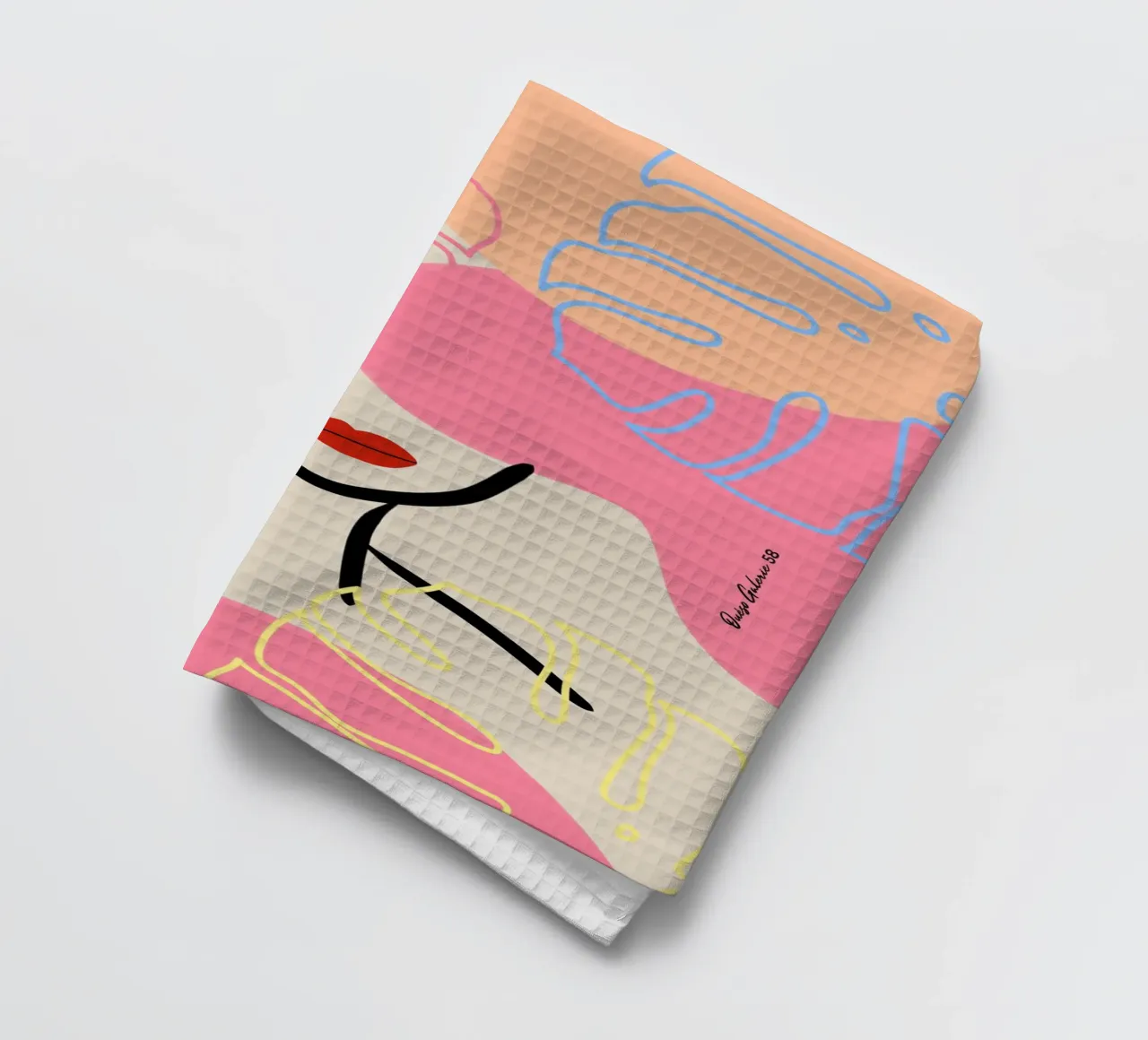 Subtle Drift torchon de Mike Leymi