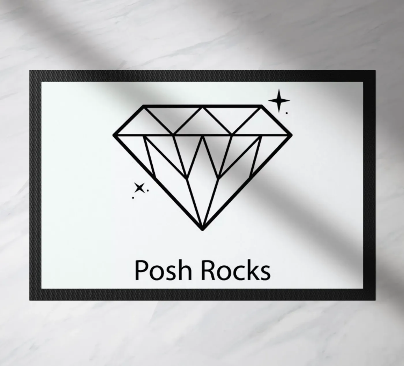 Posh doormat by Chris Wharton