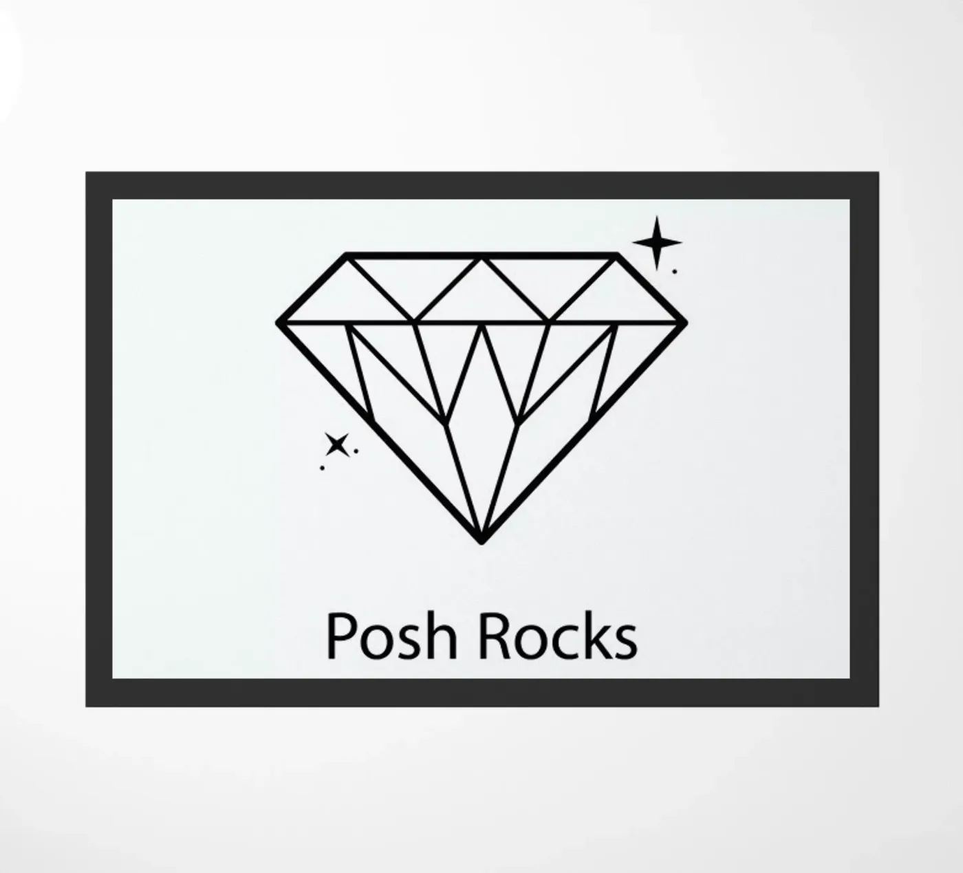 Posh doormat by Chris Wharton