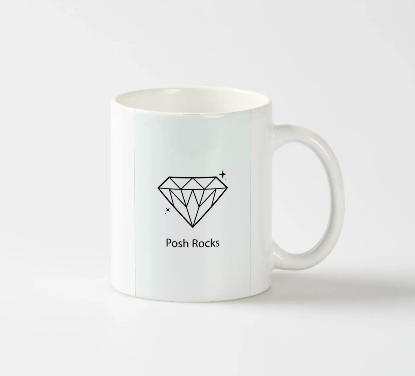 Posh ceramic mug by Chris Wharton