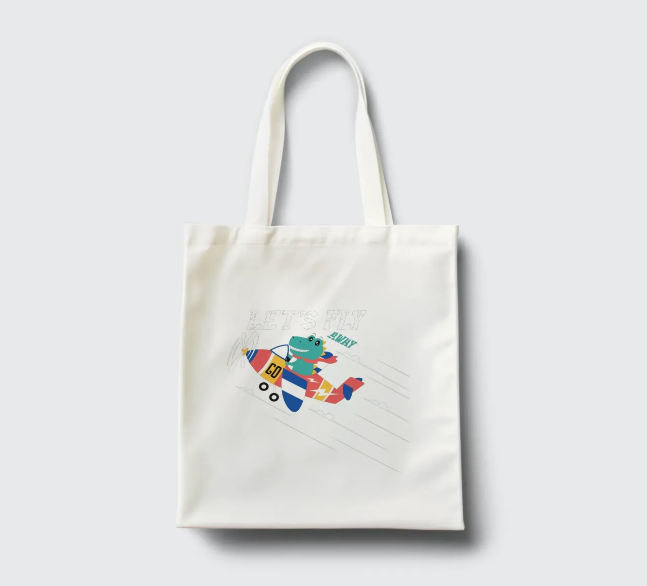 Coccodrillo Skybound borsa in juta da ComfyCouture