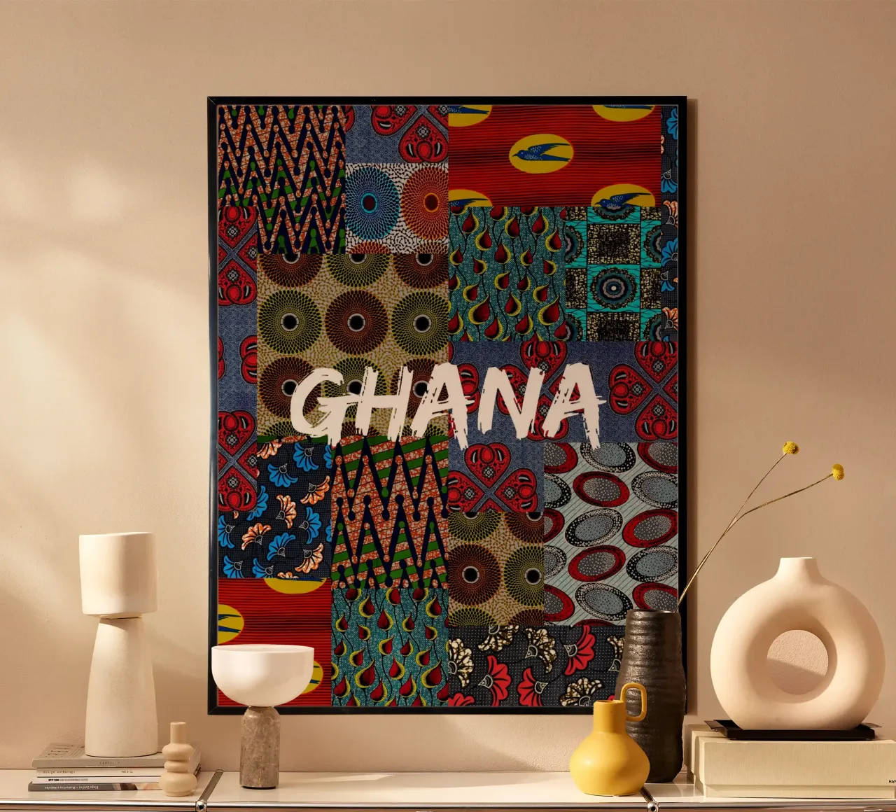 Ghana poster da Mathudace Créas
