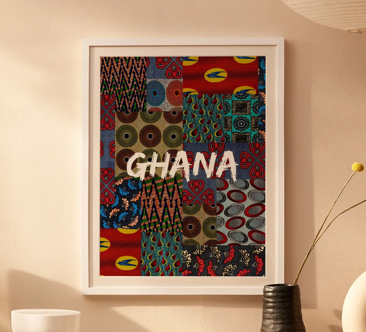 Ghana poster da Mathudace Créas