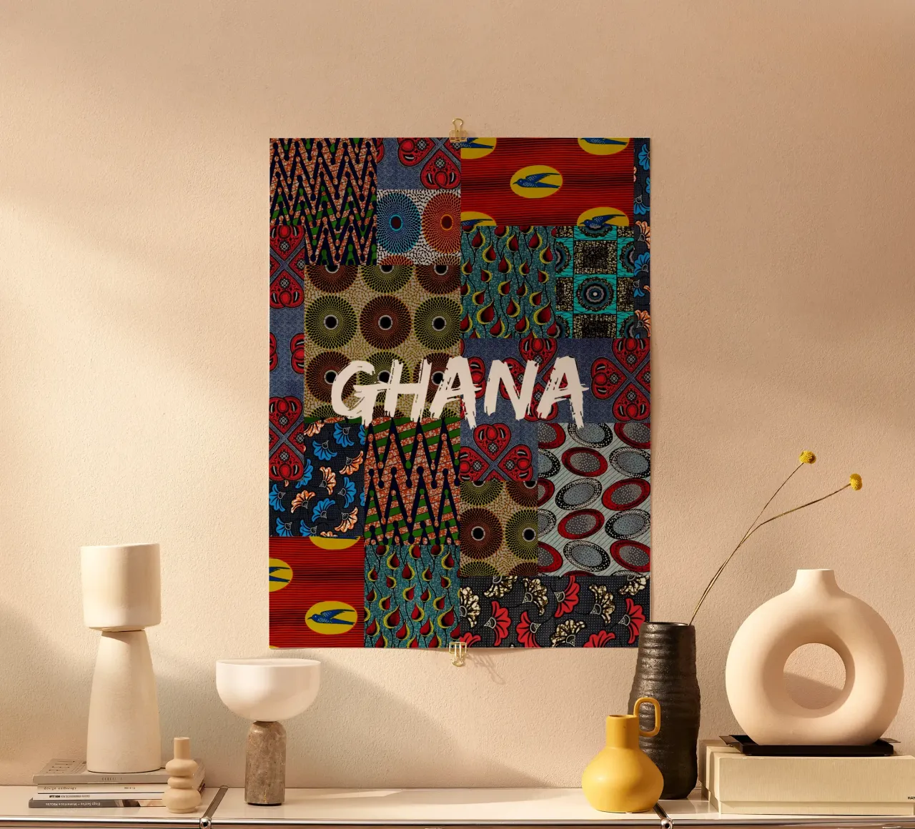 Ghana poster da Mathudace Créas
