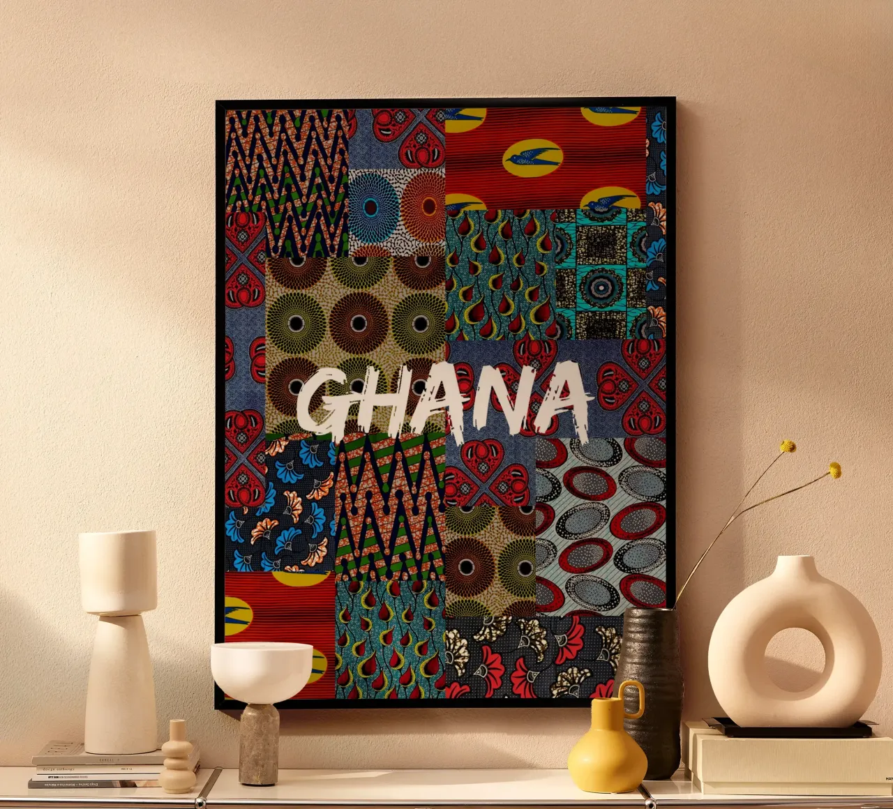 Ghana poster da Mathudace Créas
