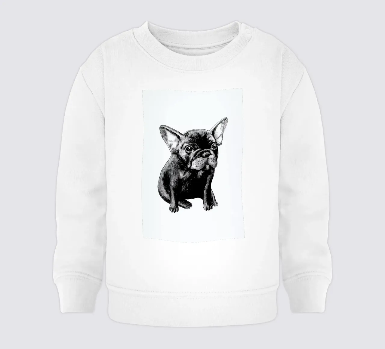 French Bulldog Baby Sweatshirt von Tvinkla