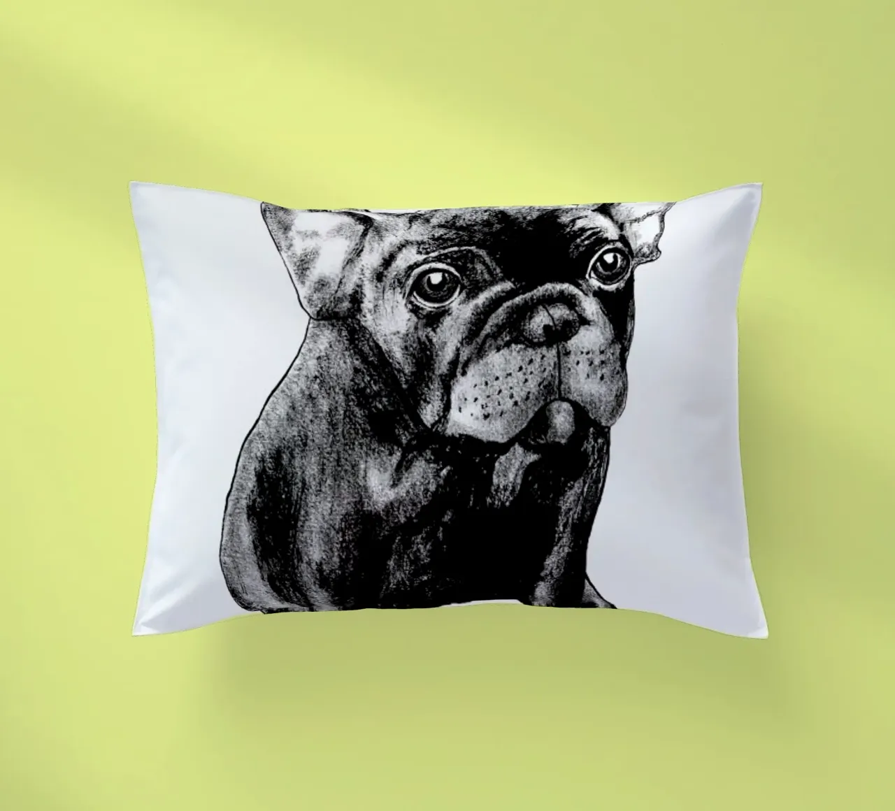 French Bulldog decorative cushion by Tvinkla