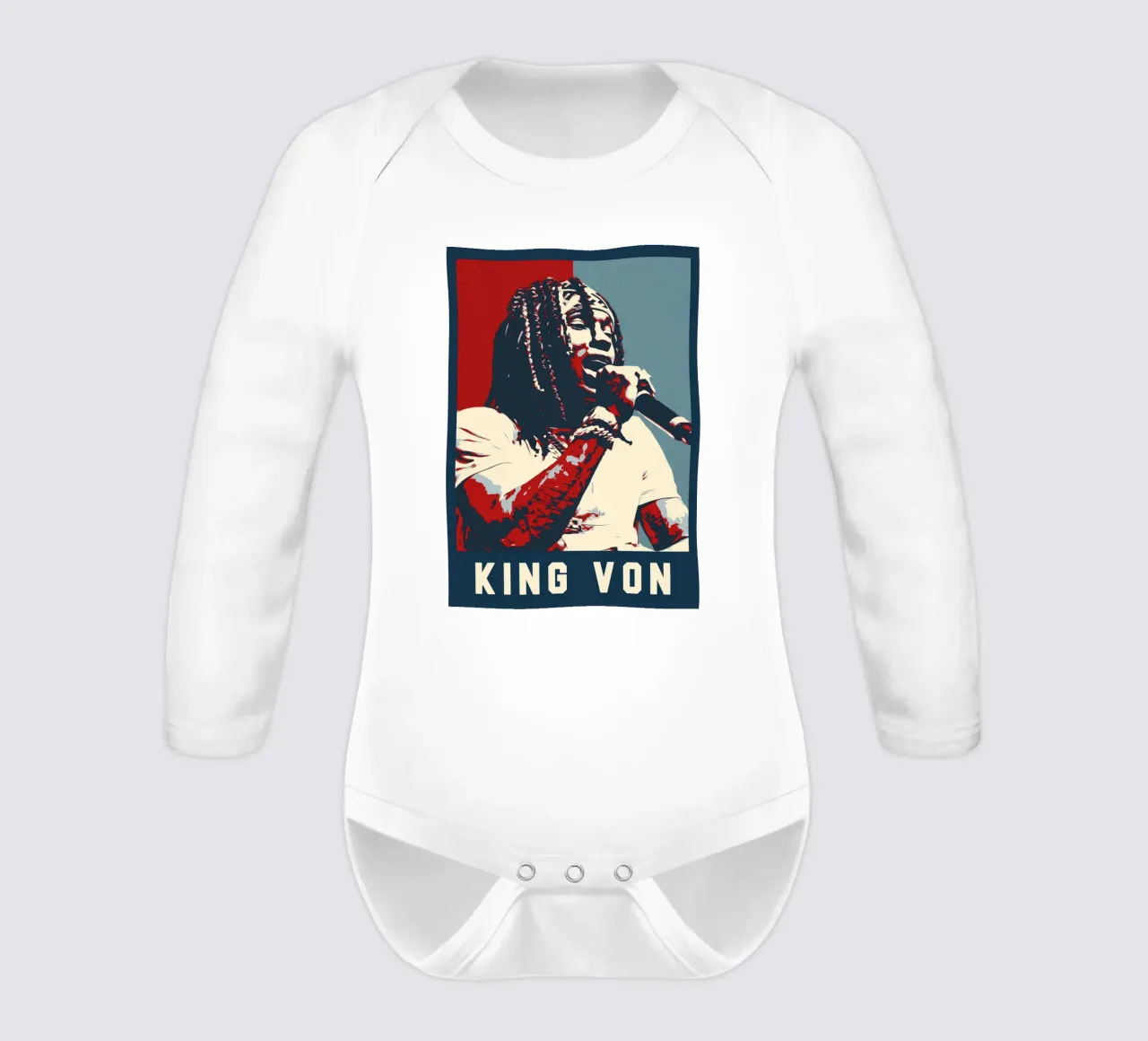 King Von body neonato maniche lunghe da HopeStudio