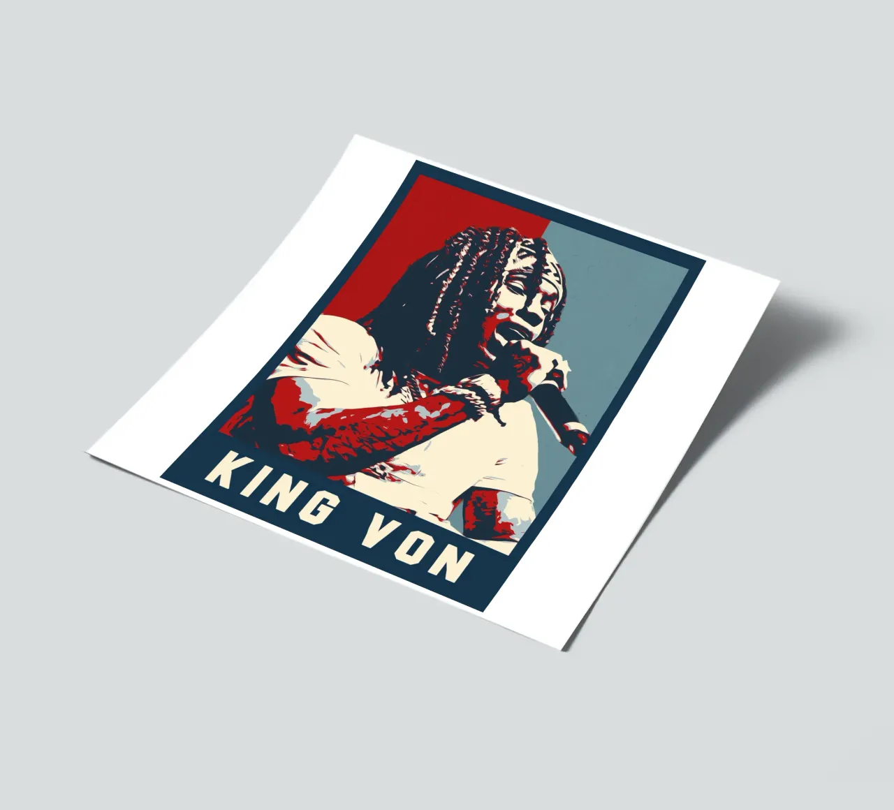 King Von foglio adesivo da HopeStudio
