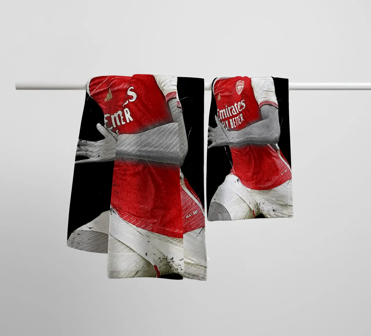 William Saliba Arsenal asciugamano da bagno da tenten