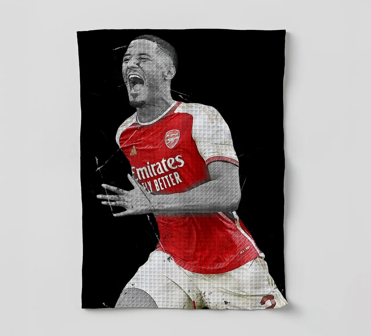 William Saliba Arsenal canovaccio da cucina da tenten