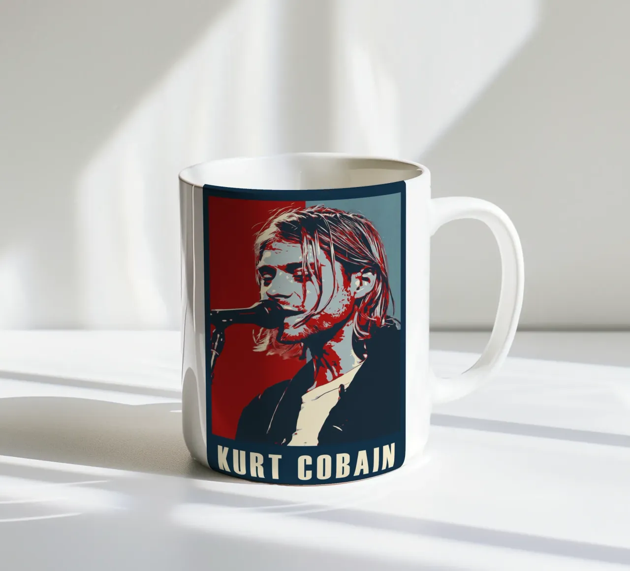 Kurt Cobain tazza in ceramica da HopeStudio