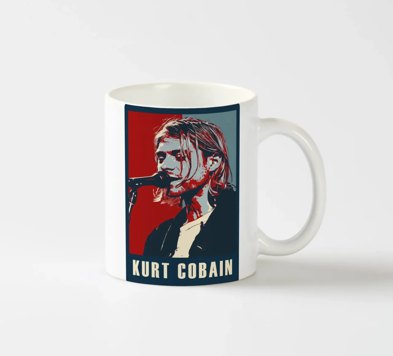 Kurt Cobain tazza in ceramica da HopeStudio