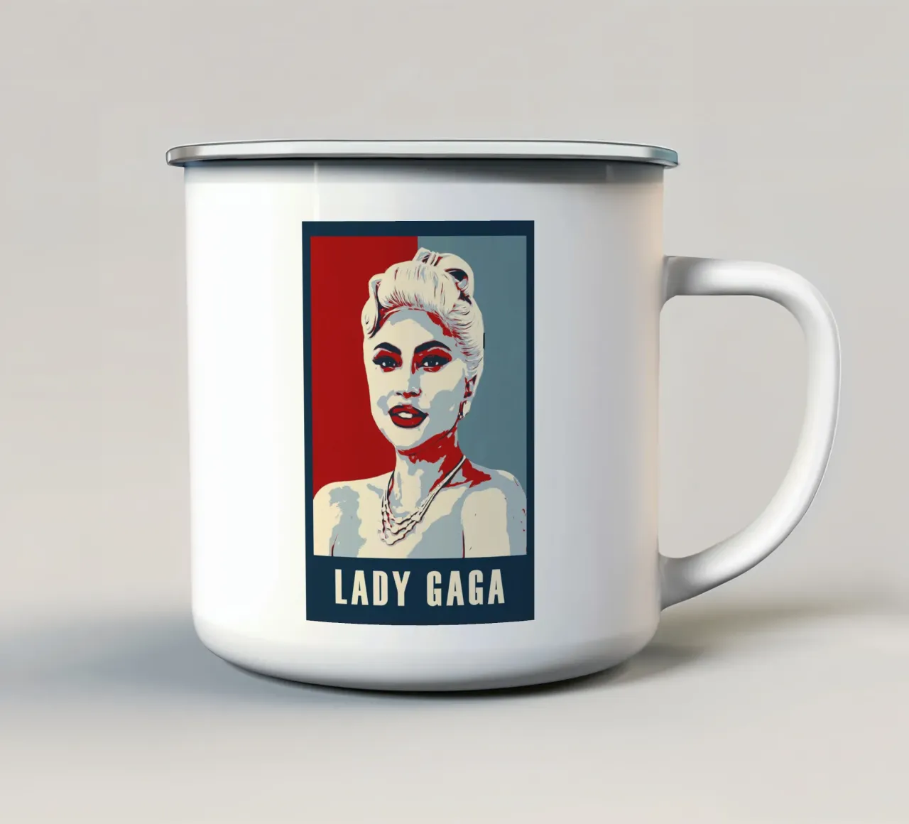 Lady Gaga tazza in smalto da HopeStudio